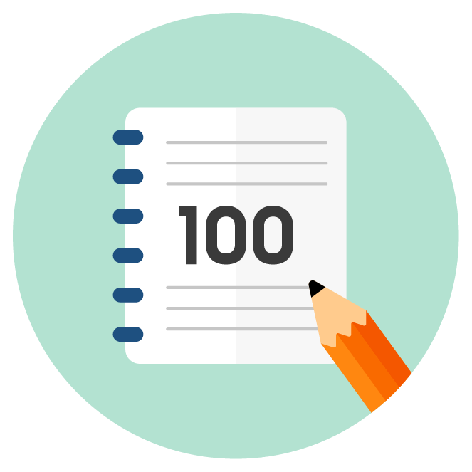 Amante della scrittura 100